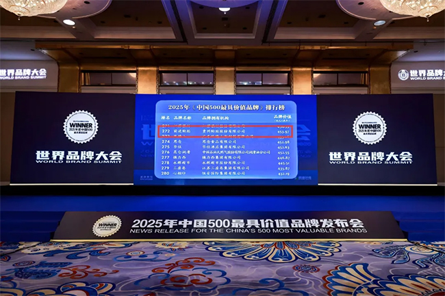永乐高70net荣登 “中国 500 最具价值品牌”——灯塔工厂铸就前进品牌价值新高度